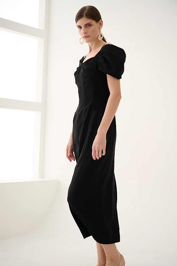 Pre-order Margo Bloom Dress <br>-BLK-