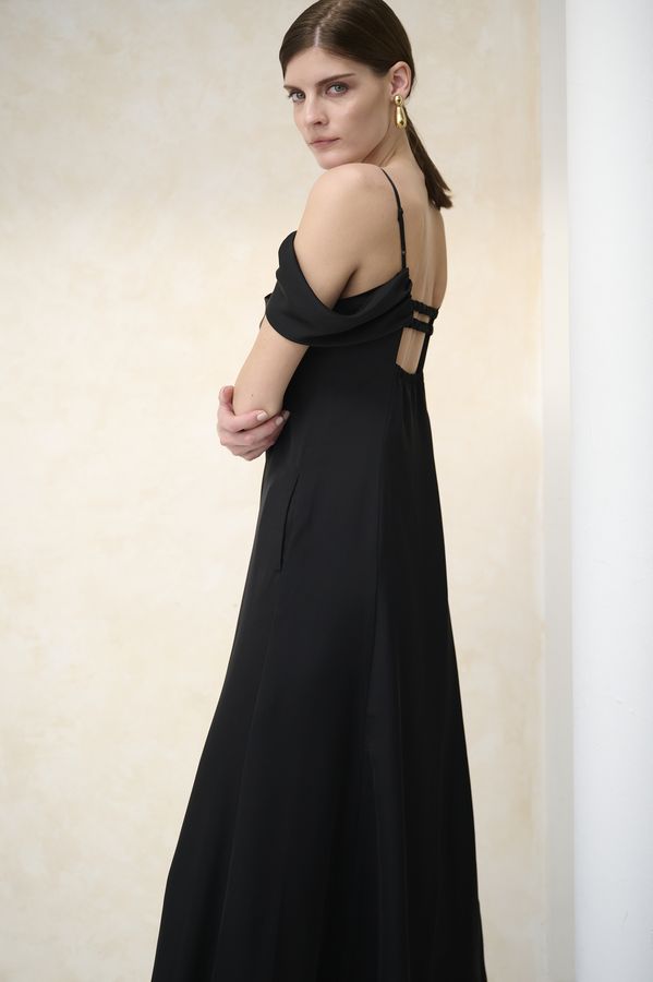 Gloria Dress <br> -Black-
