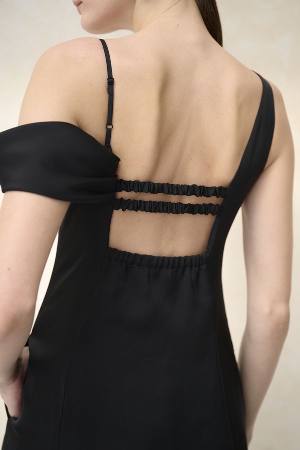 Gloria Dress <br> -Black-