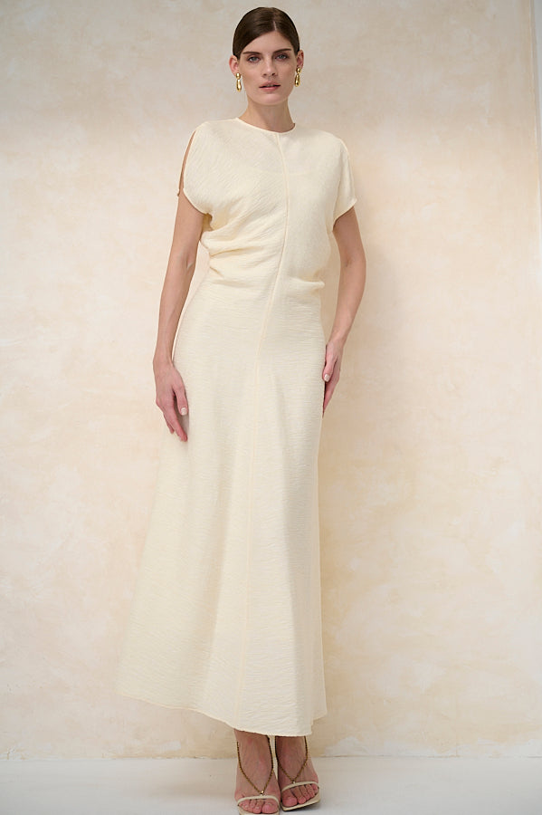Dion Pleated Dress <br>-IVO-