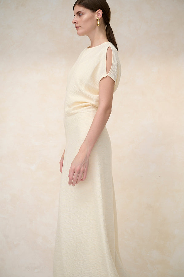 Dion Pleated Dress <br>-IVO-