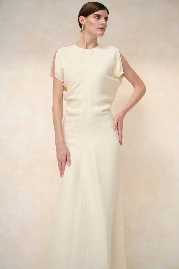 Dion Pleated Dress <br>-IVO-