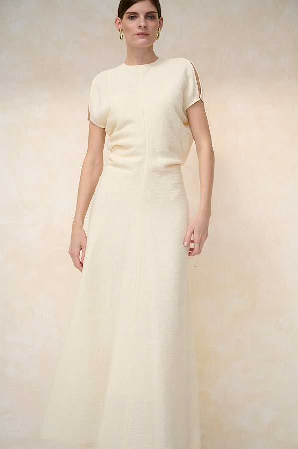 Dion Pleated Dress <br>-IVO-