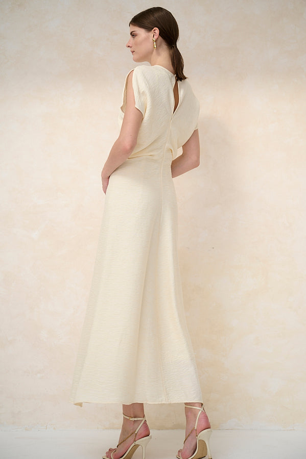 Dion Pleated Dress <br>-IVO-