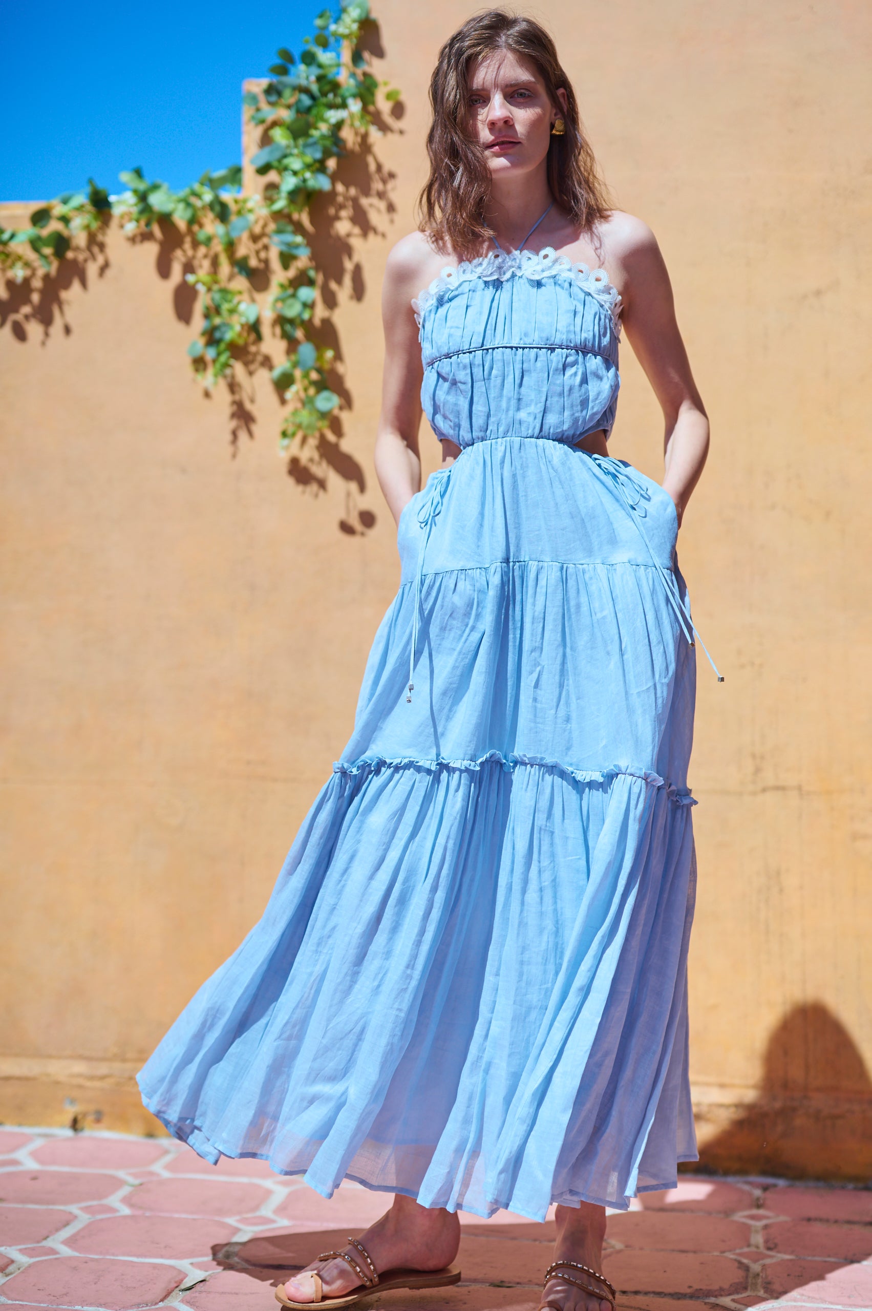 Elizabeth Long Dress <br>-SAX-