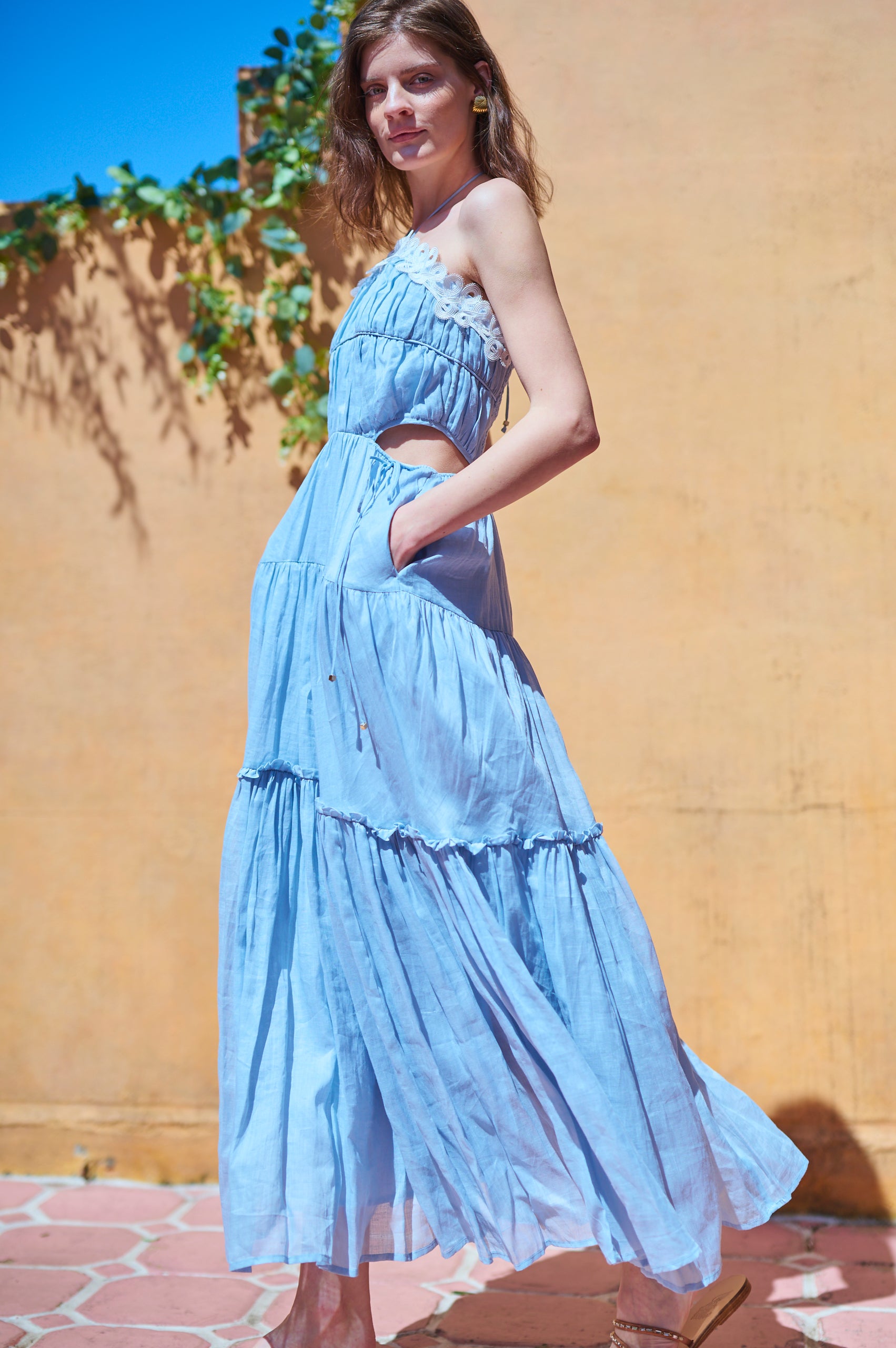 Elizabeth Long Dress <br>-SAX-