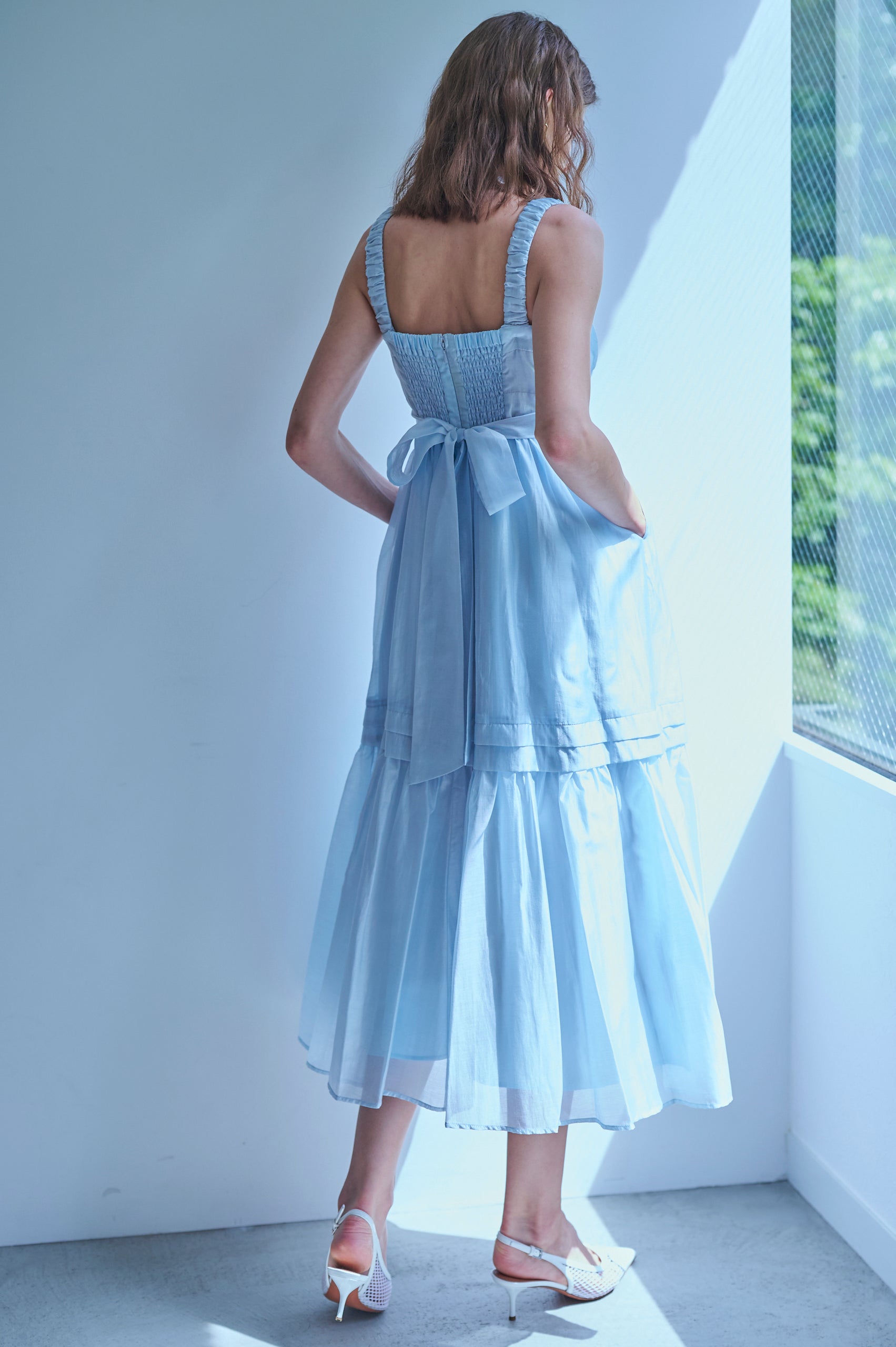 Pre-order <br>Hazel Dress <br>-SAX-