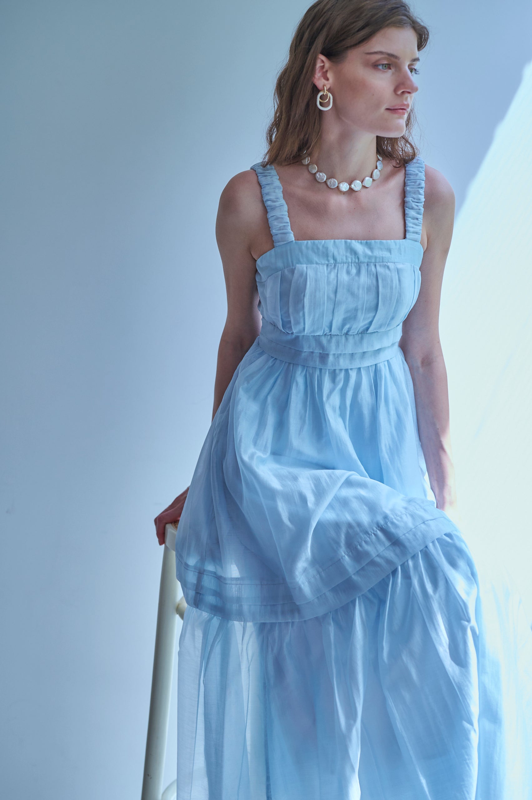 Pre-order <br>Hazel Dress <br>-SAX-