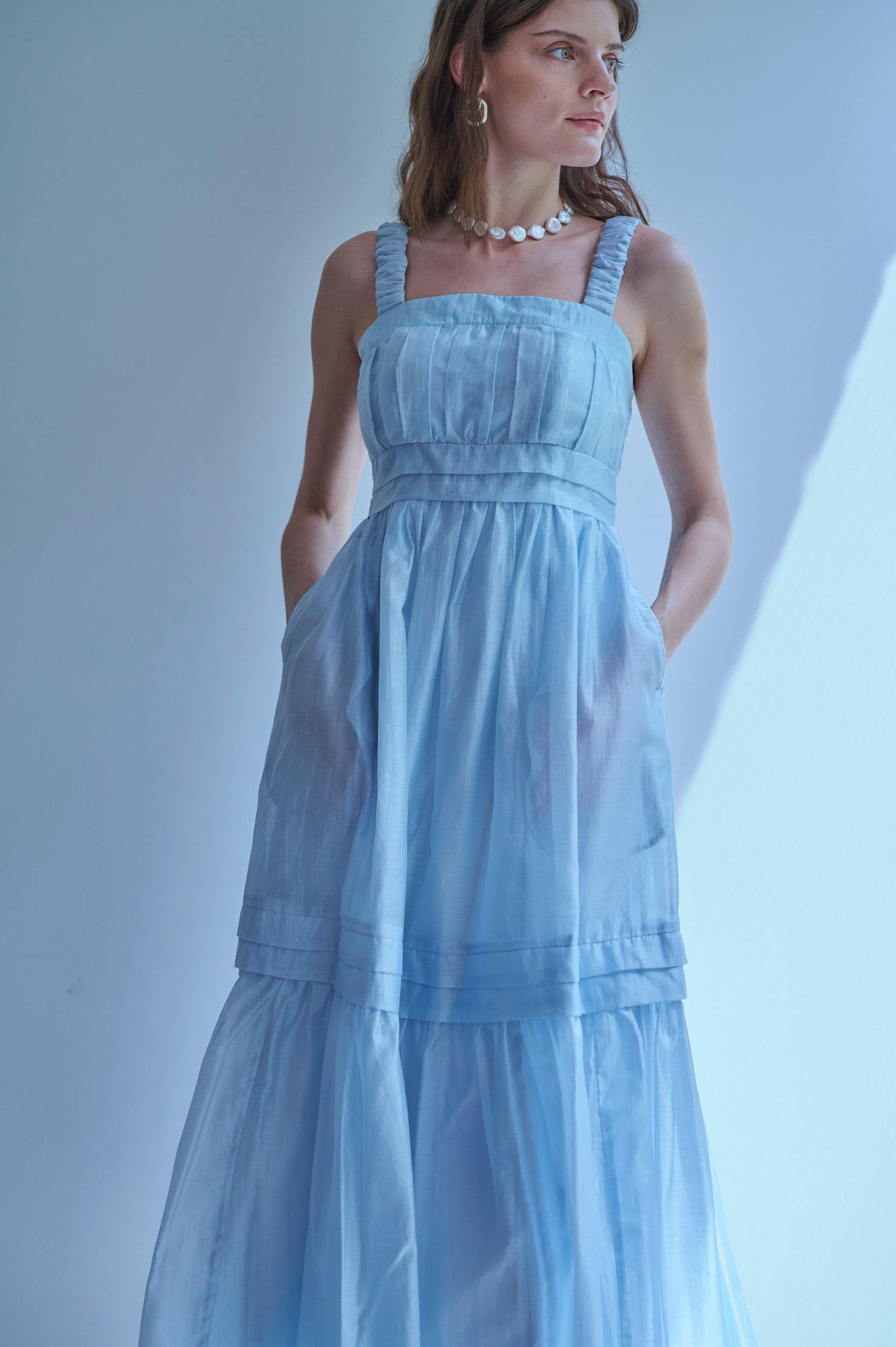 Pre-order <br>Hazel Dress <br>-SAX-