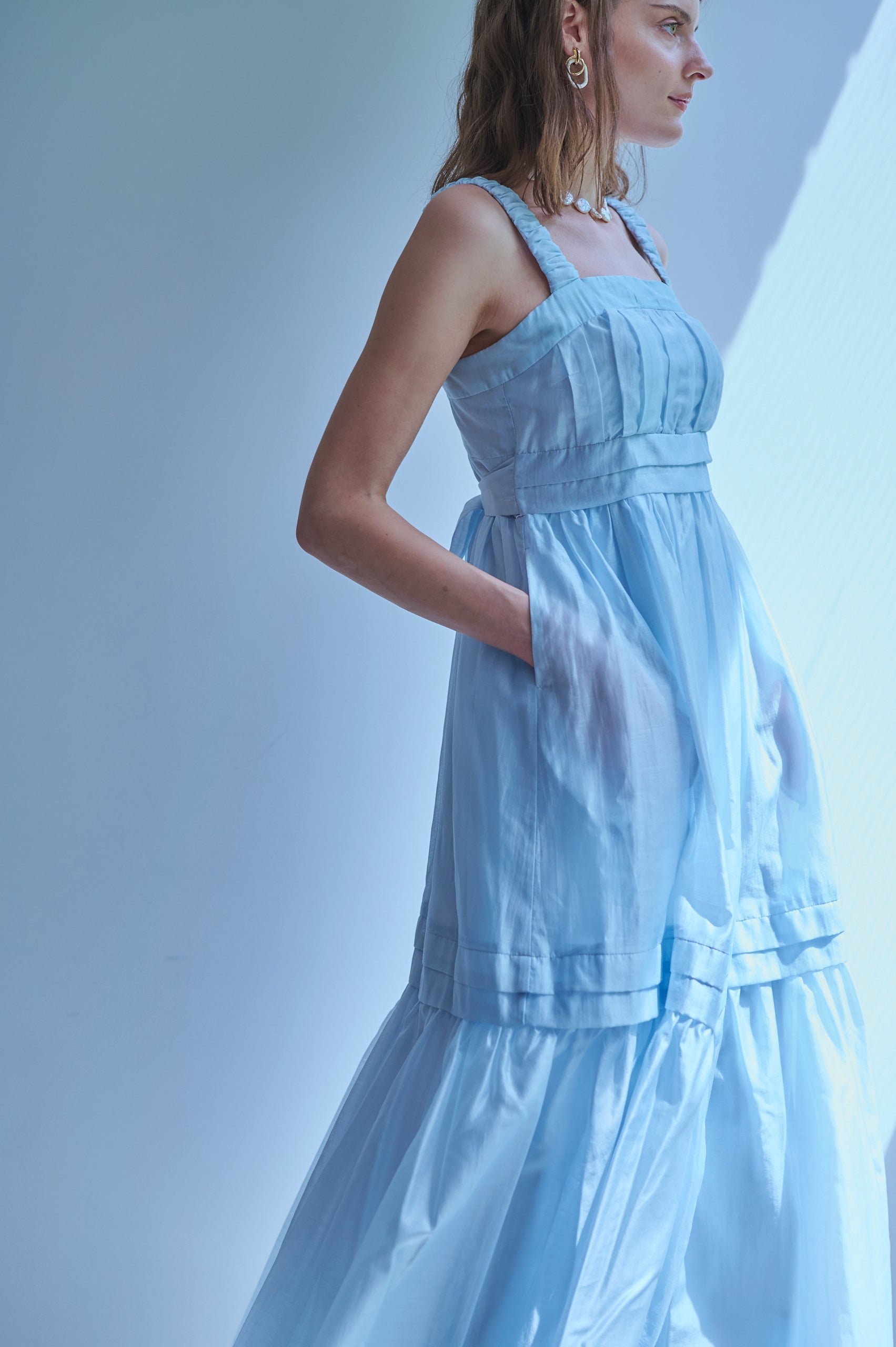 Pre-order <br>Hazel Dress <br>-SAX-