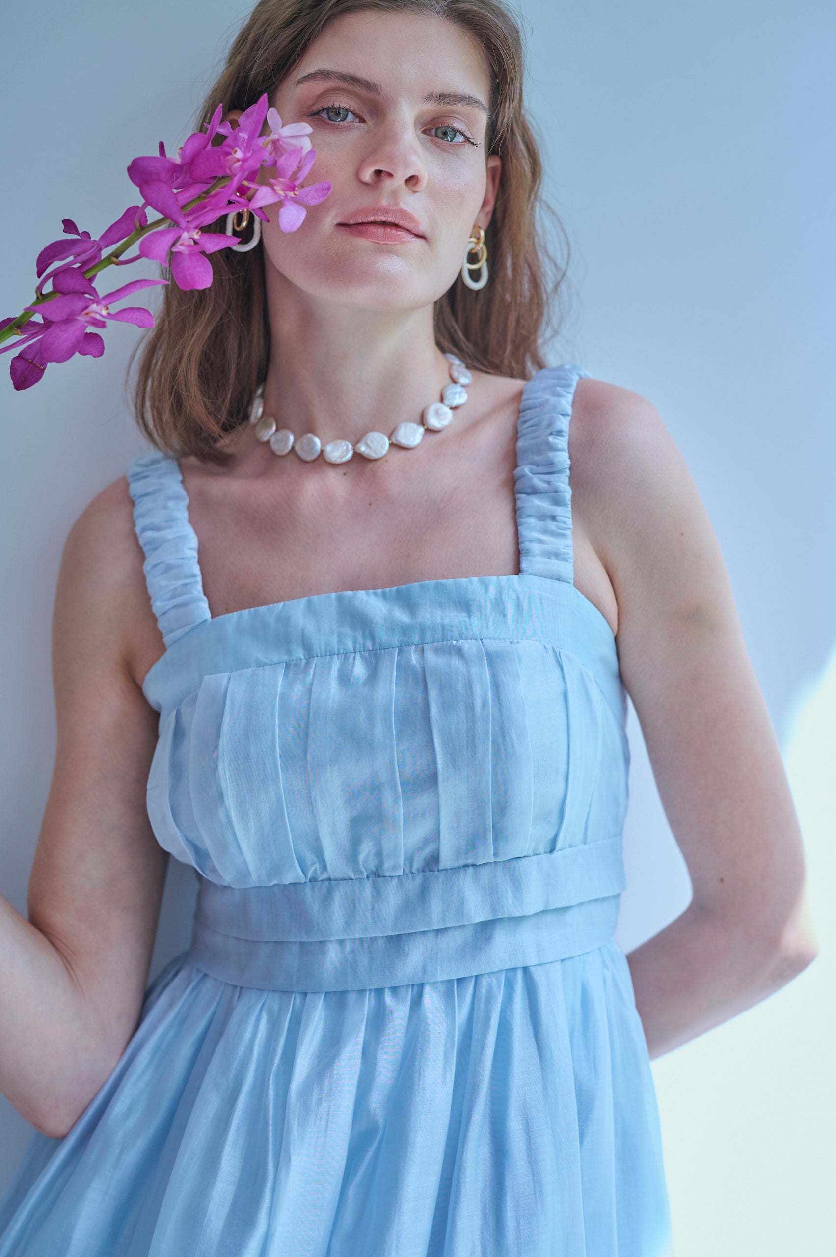 Pre-order <br>Hazel Dress <br>-SAX-