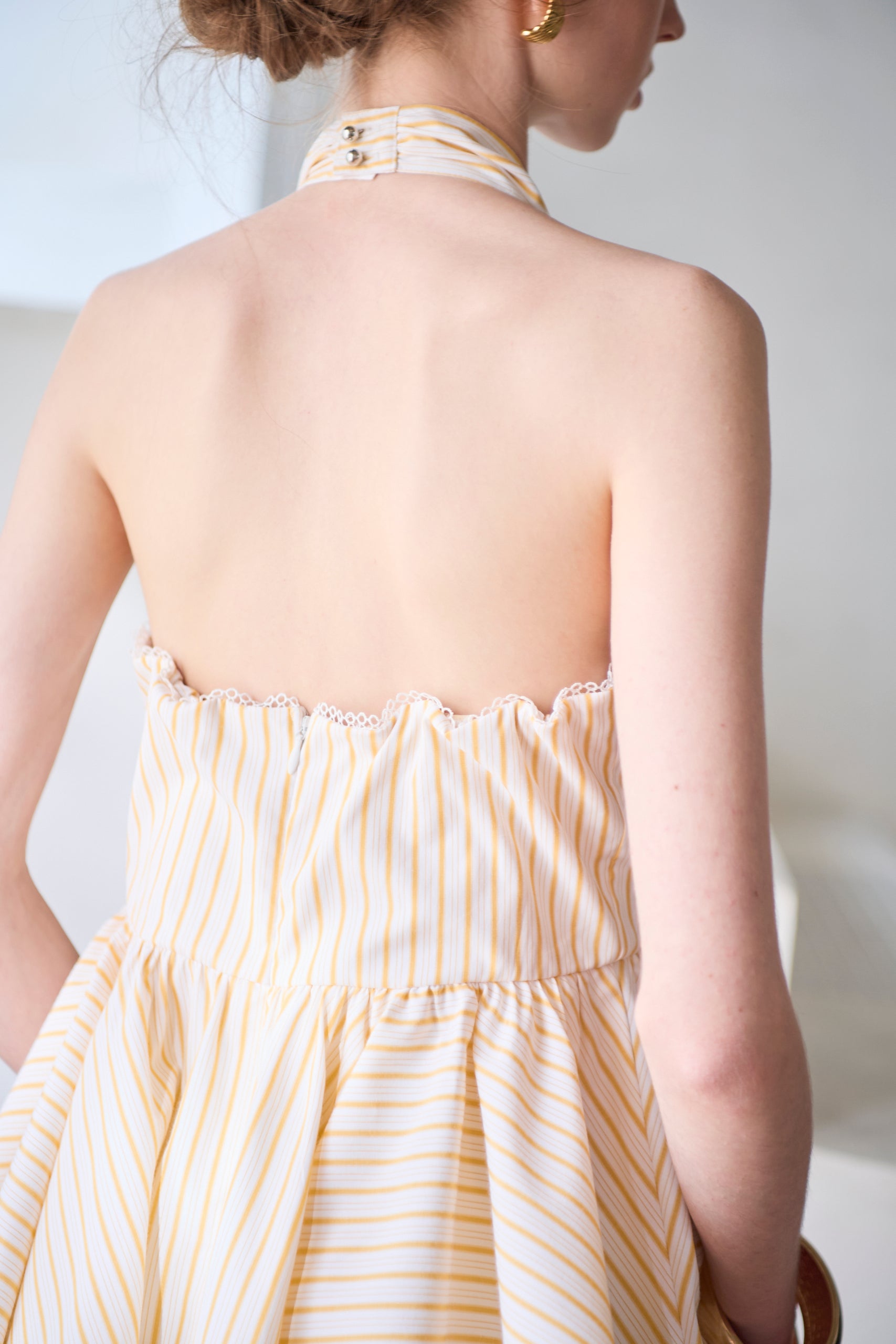 Janessa Top<br> -Yellow stripe-