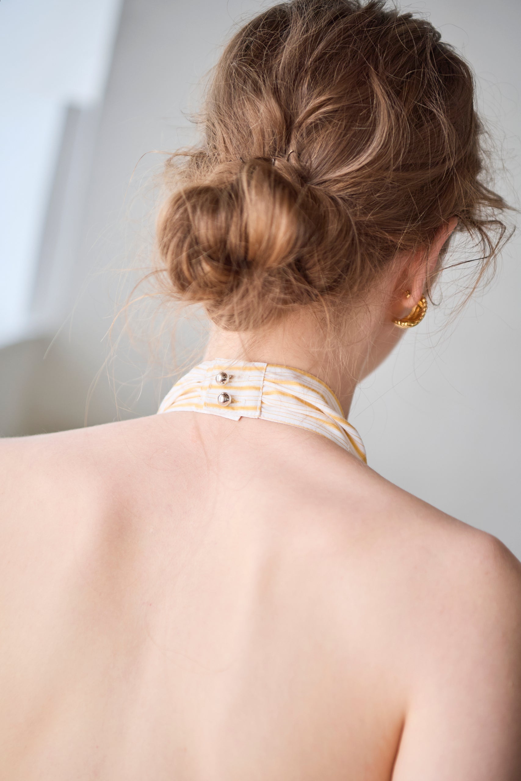 Janessa Top<br> -Yellow stripe-