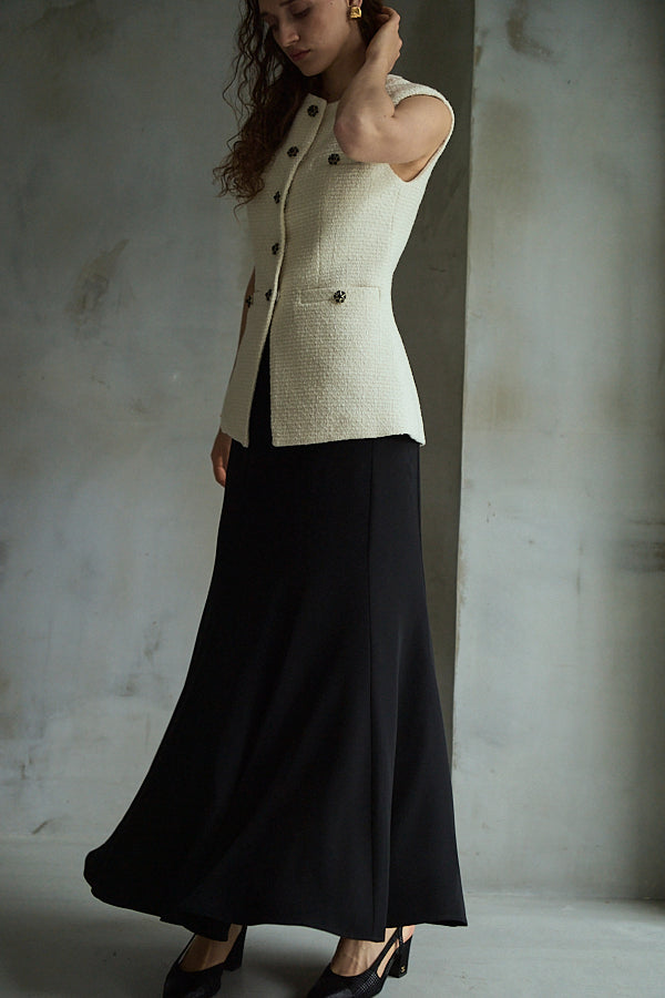 Robe Skirt -Black- 2size