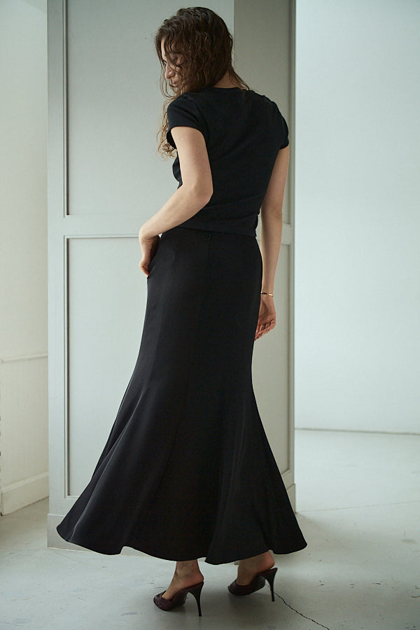 Robe Skirt -Black- 2size