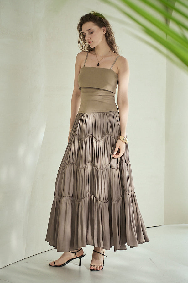 Pre-order<br>Melinda Dress<br>-Mocha-