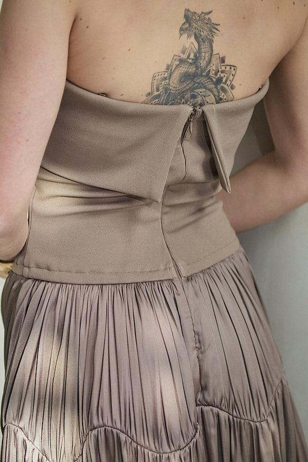 Pre-order<br>Melinda Dress<br>-Mocha-