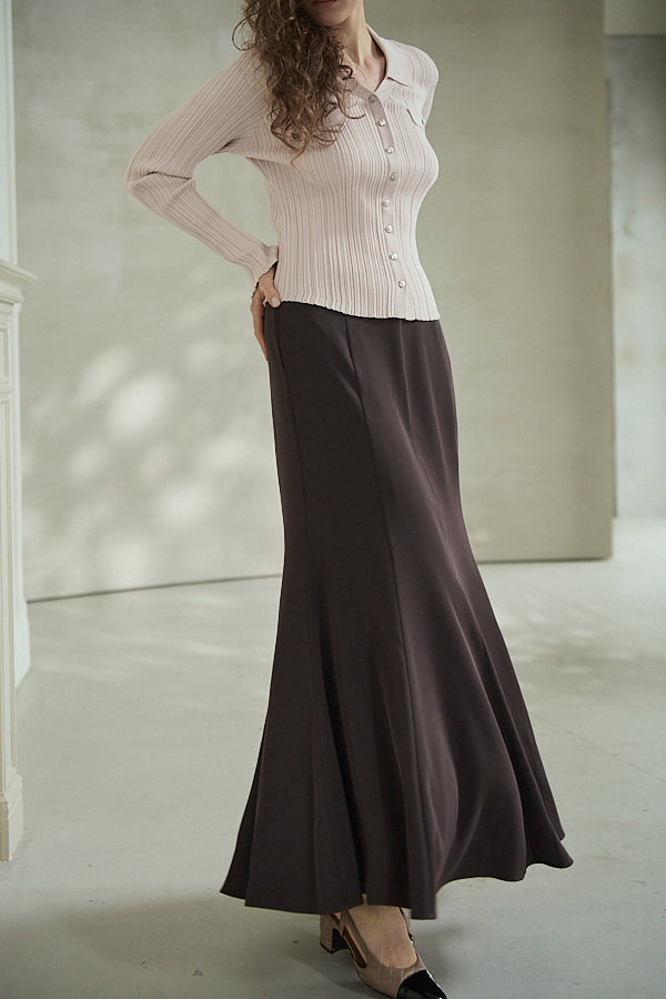 Robe Skirt -Brown- 2size