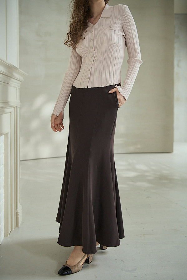 Robe Skirt -Brown- 2size