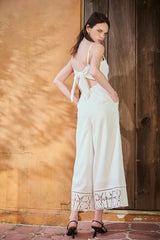 Emiliana Jumpsuit -White- – Estella.K