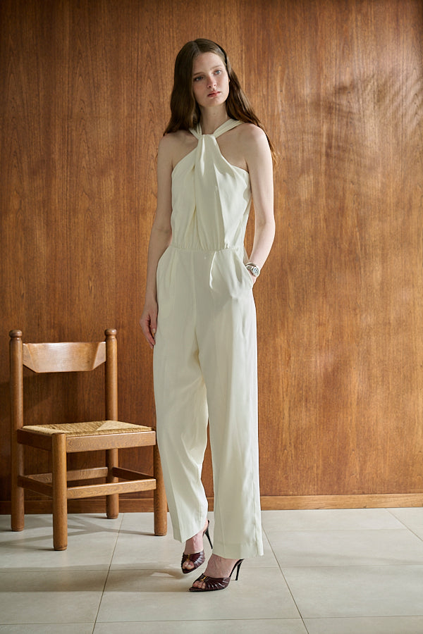 Elisandra Jumpsuit-Off white- – Estella.K