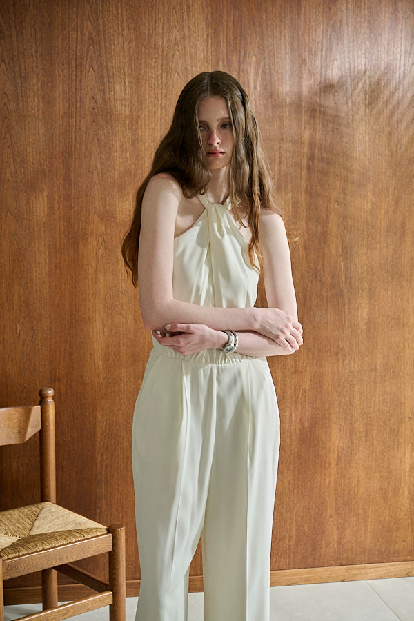 Elisandra Jumpsuit-Off white- – Estella.K