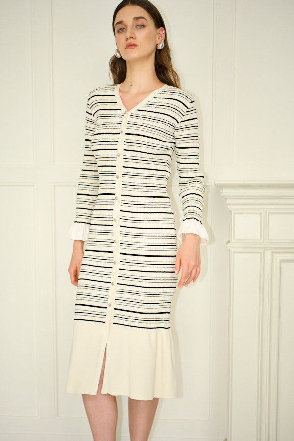 Pre-order<br> Julita Knit Dress <br>-Border-