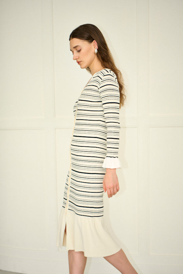 Pre-order<br> Julita Knit Dress <br>-Border-