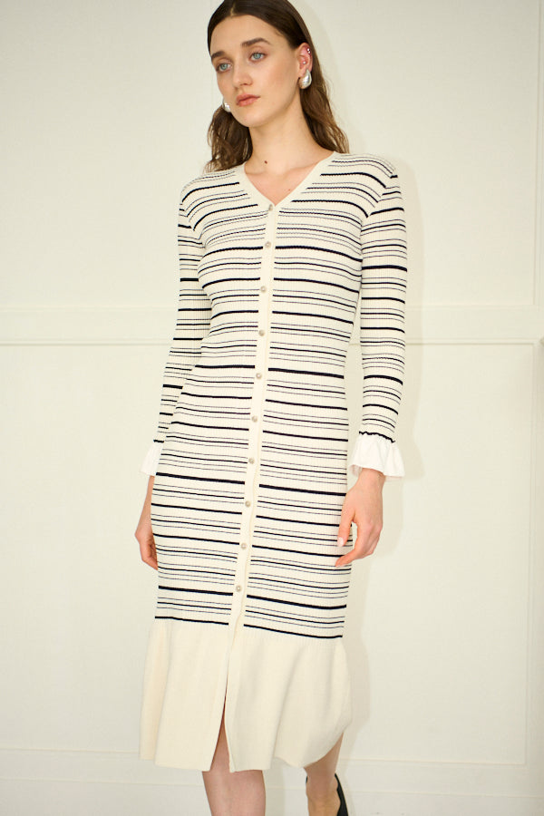 Pre-order<br> Julita Knit Dress <br>-Border-
