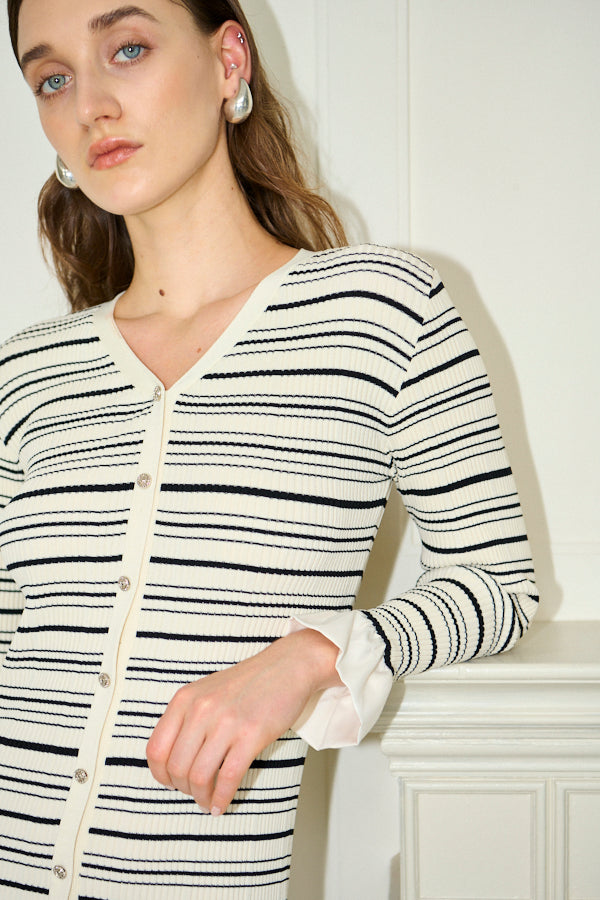 Pre-order<br> Julita Knit Dress <br>-Border-