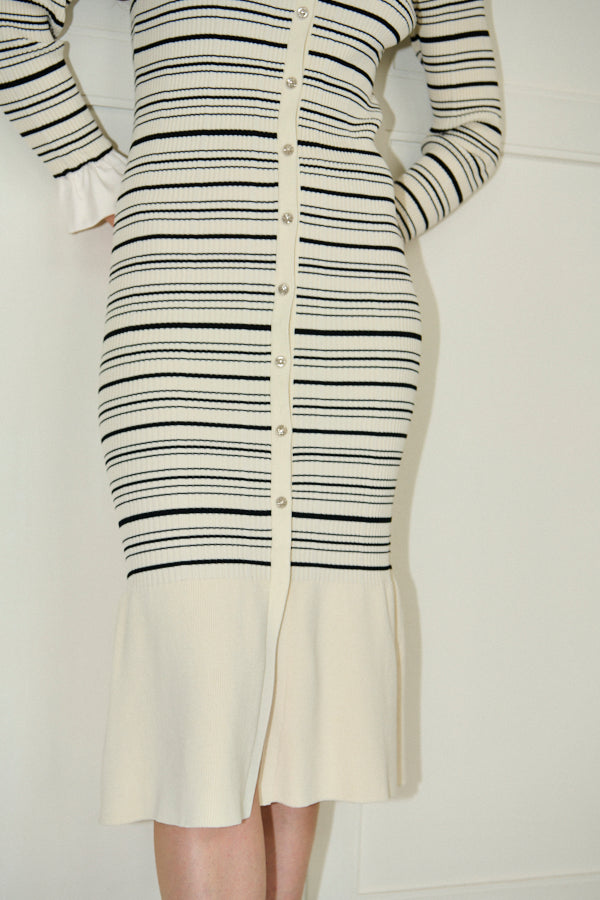 Pre-order<br> Julita Knit Dress <br>-Border-