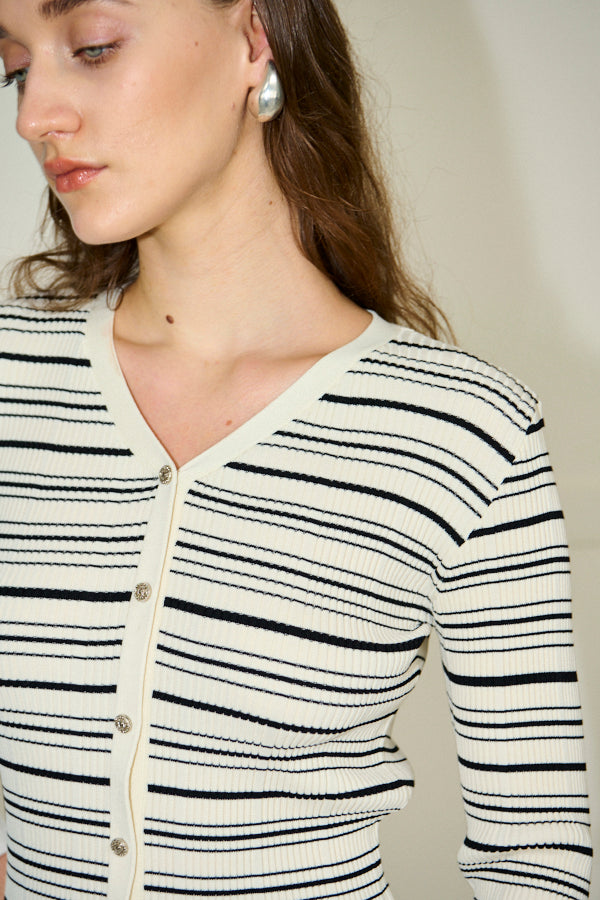 Pre-order<br> Julita Knit Dress <br>-Border-