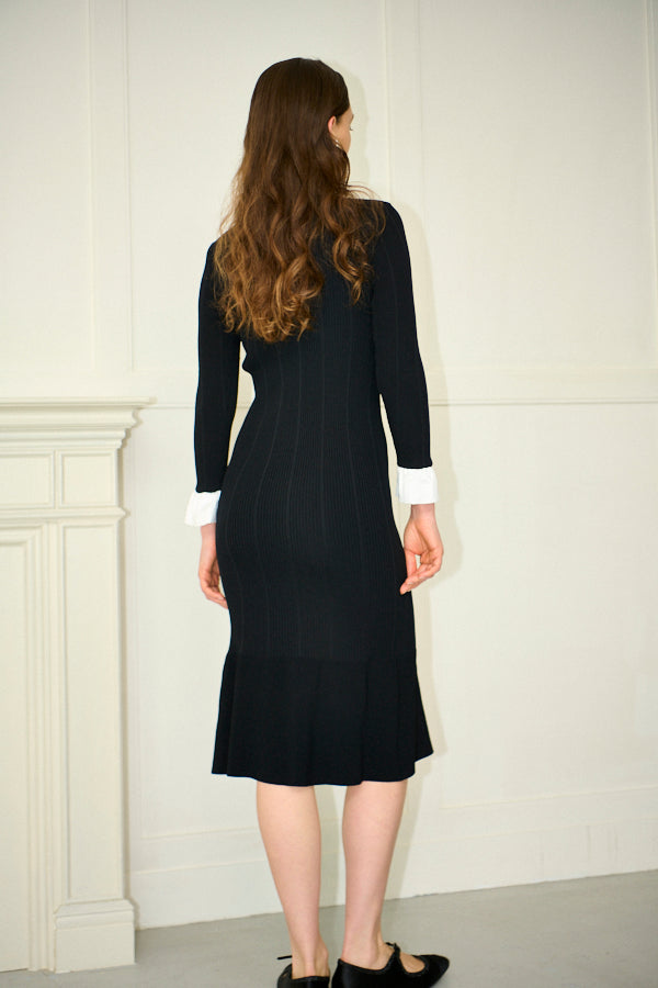 Pre-order<br> Julita Knit Dress <br>-Black-