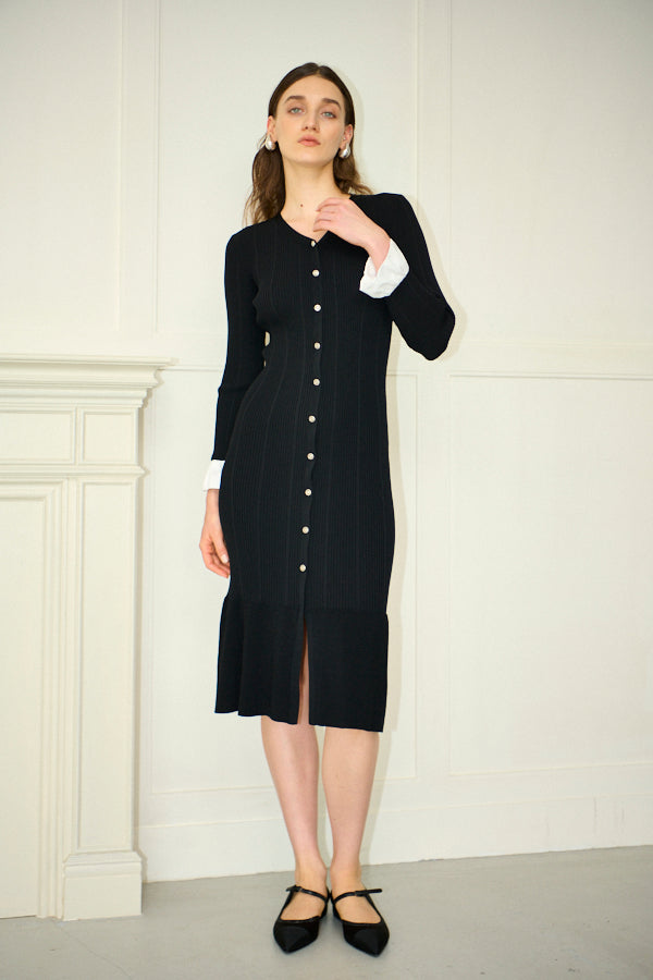 Pre-order<br> Julita Knit Dress <br>-Black-