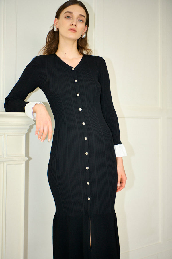 Pre-order<br> Julita Knit Dress <br>-Black-