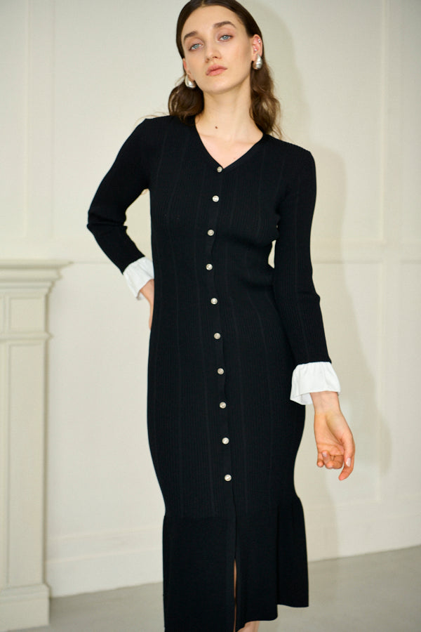 Pre-order<br> Julita Knit Dress <br>-Black-