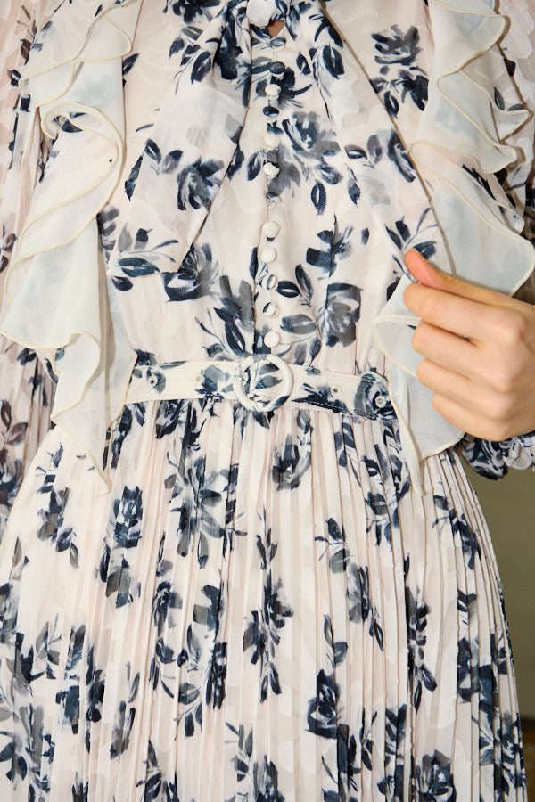 【新品】Estella.K Rosetta Floral Dress Rosetta Floral Dress -Black- – Estella.K