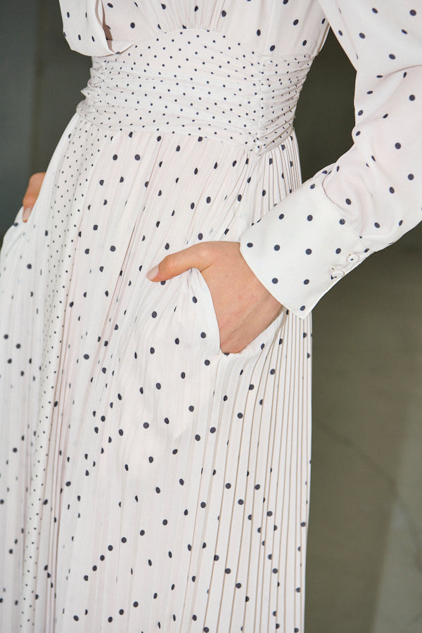Abby Polka-Dot Dress  <br> -IVO-