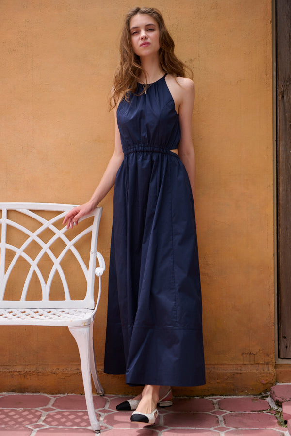 Florence Dress <br> -Midnight Blue-