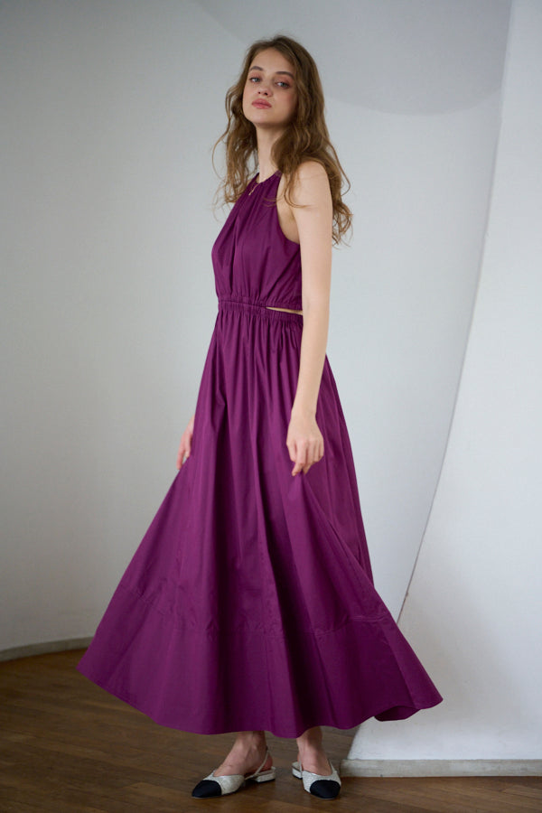 Florence Dress <br> -Grape-