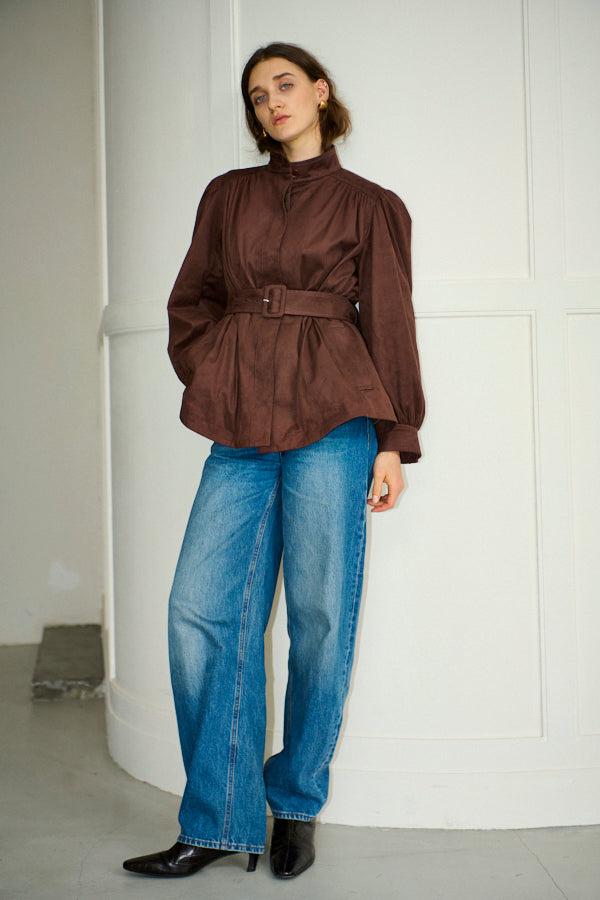 Pre-order<br>Veneta Jacket <br>-Brown-