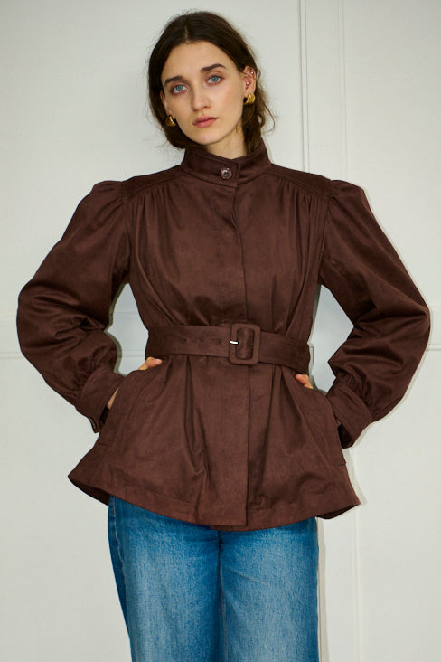 Pre-order<br>Veneta Jacket <br>-Brown-