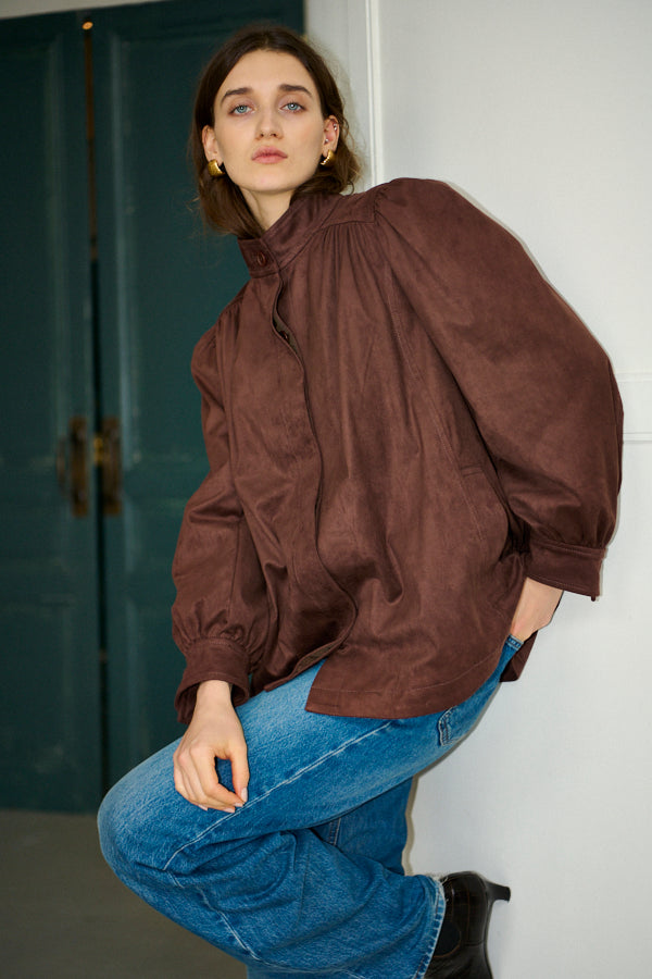 Pre-order<br>Veneta Jacket <br>-Brown-