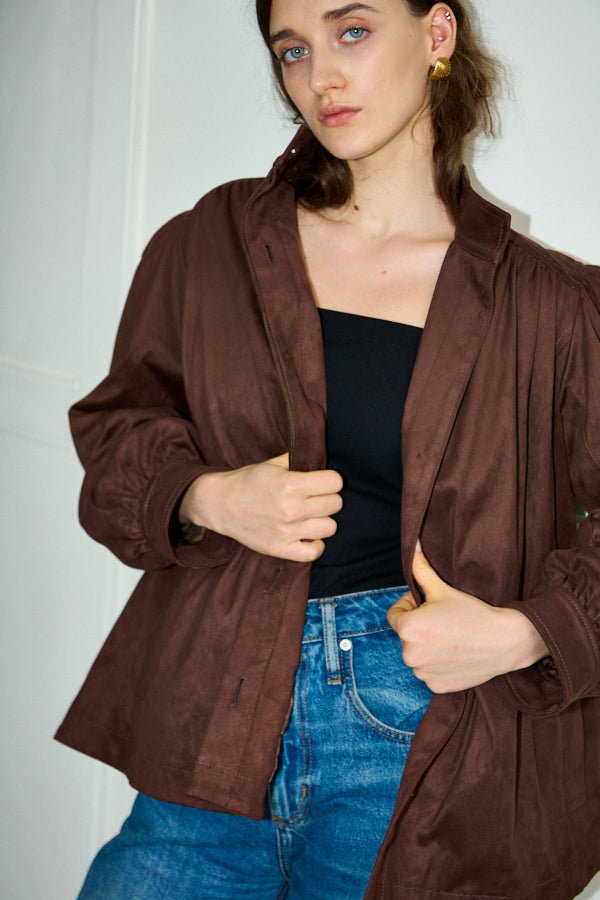 Pre-order<br>Veneta Jacket <br>-Brown-