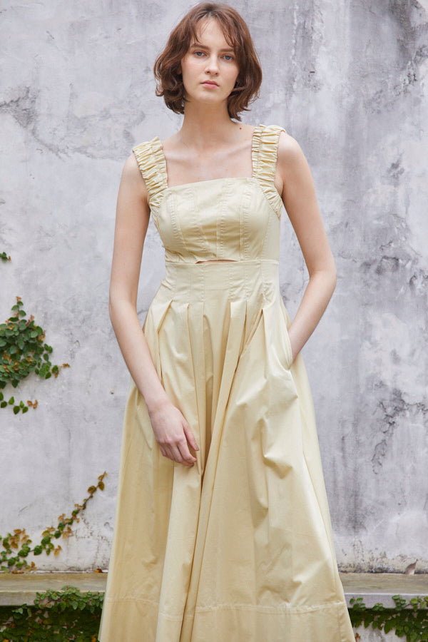 On The Rise Long Dress -YEL-