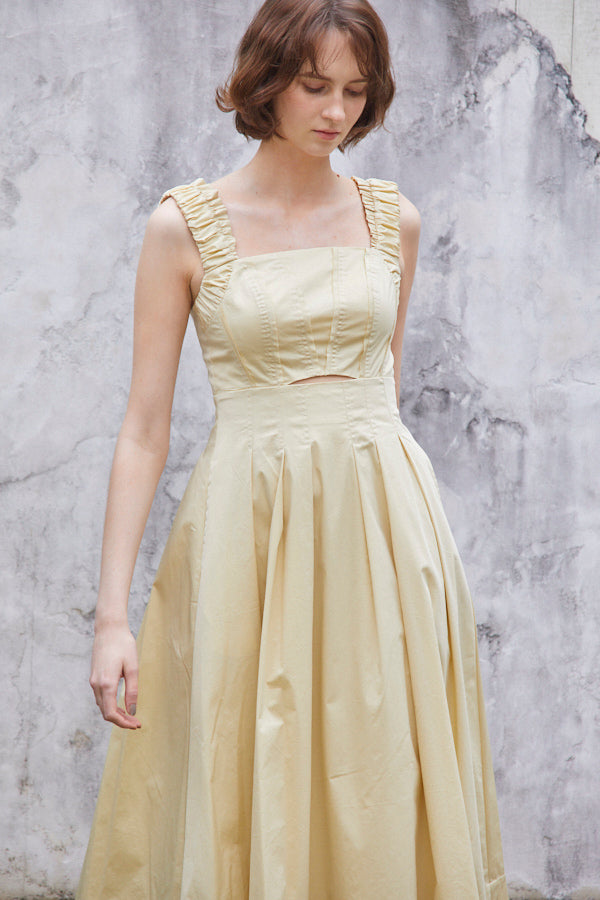 On The Rise Long Dress -YEL-