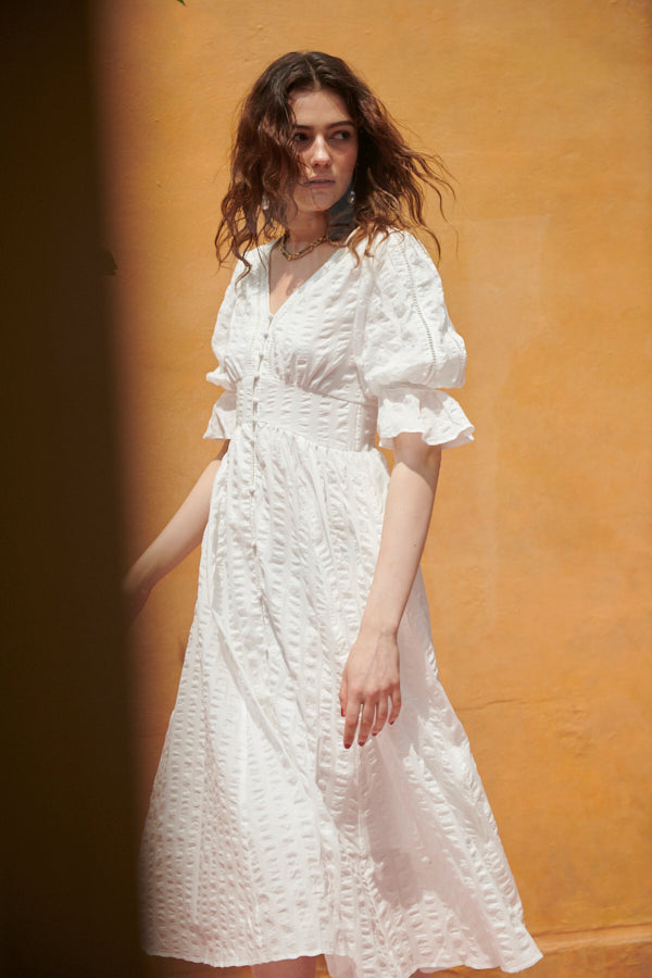 Estella.K Miracle wave long dress ワンピース - ロングワンピース