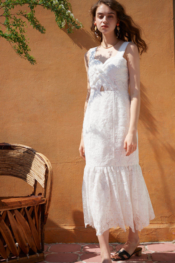 Capri Dreams Lace Dress  Estella.Kロングワンピース/マキシワンピース