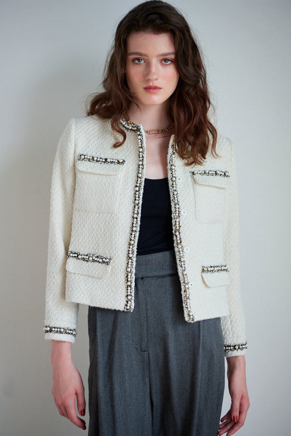 Olivia Tweed Jacket -OFF- – Estella.K