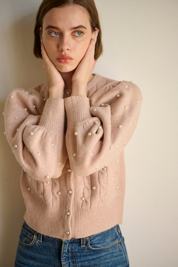 Violetta Pearl Cardigan <br>  -L.BEG-